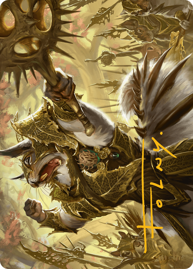 Honored Dreyleader Art Card (Gold-Stamped Signature) [Bloomburrow Art Series] | Good Games Modbury