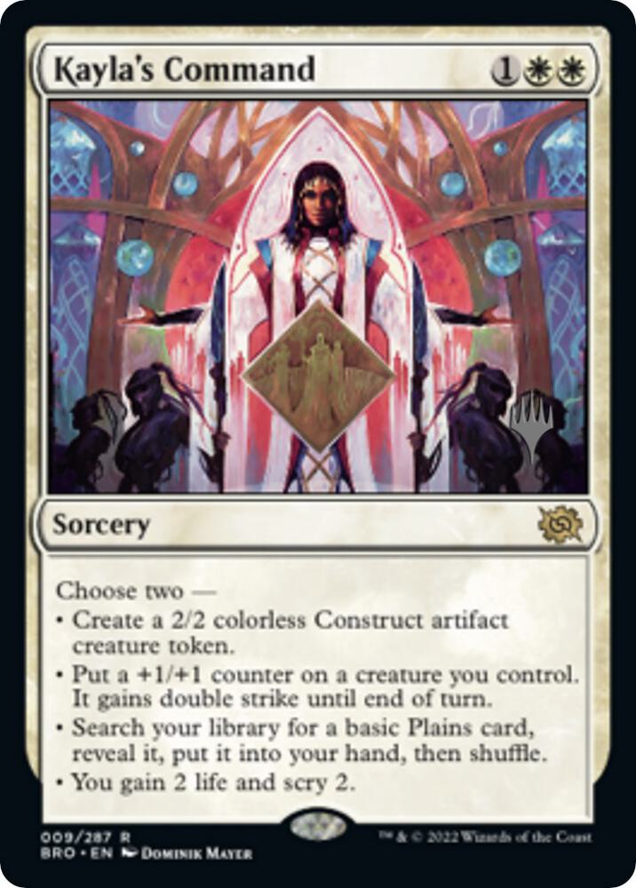 Kaylas Command 9p/169 (Promo Pack: The Brothers' War)  - Foil | Good Games Modbury