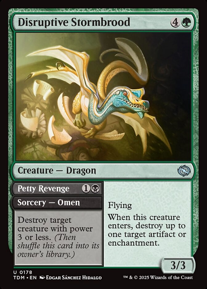 Disruptive Stormbrood // Petty Revenge 178/291 (Tarkir: Dragonstorm)  - Foil | Good Games Modbury