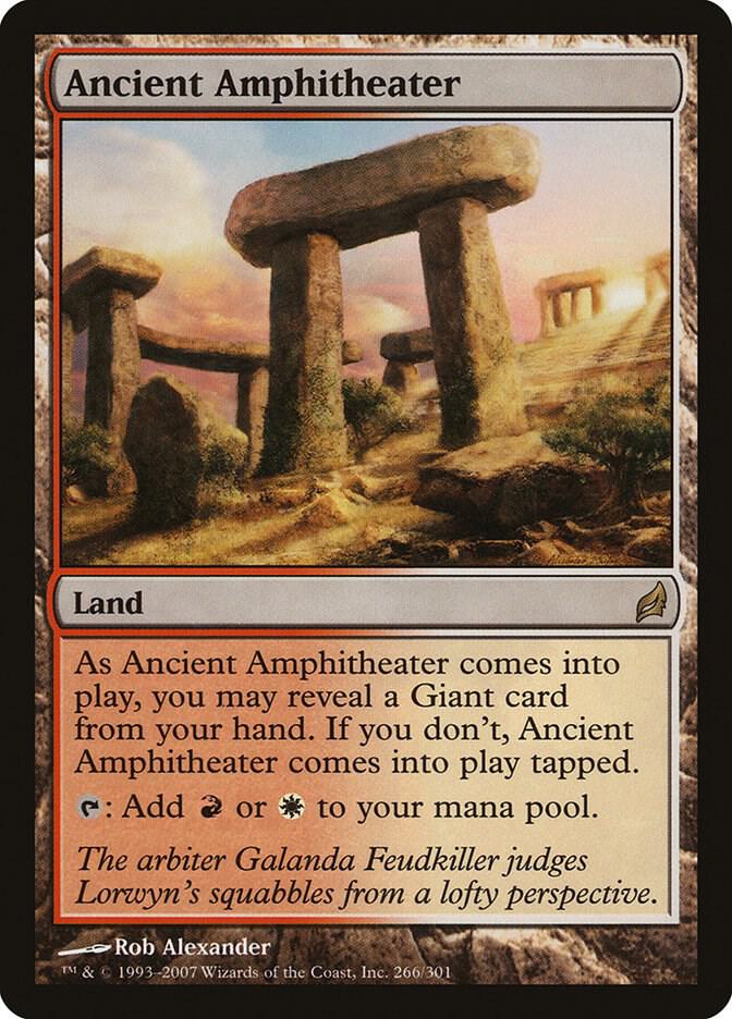 Ancient Amphitheater 266/301 (Lorwyn)  | Good Games Modbury