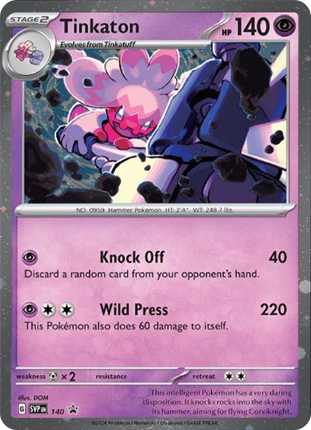 Tinkaton (SVP140) (Cosmos Holo) [SV: Scarlet & Violet Promo Cards] | Good Games Modbury