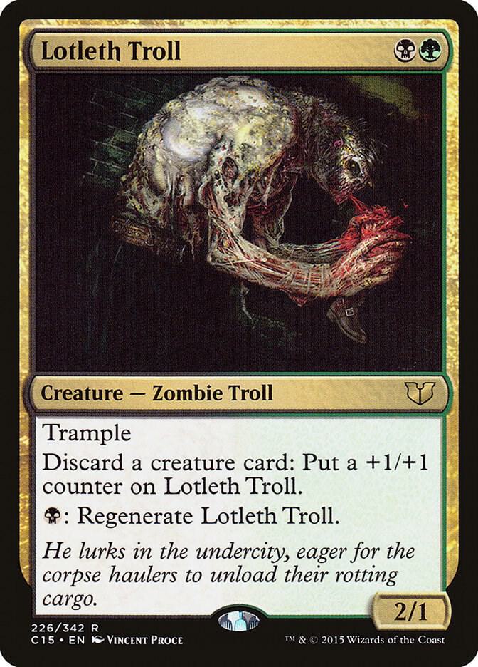 Lotleth Troll 226/342 (Commander 2015)  | Good Games Modbury