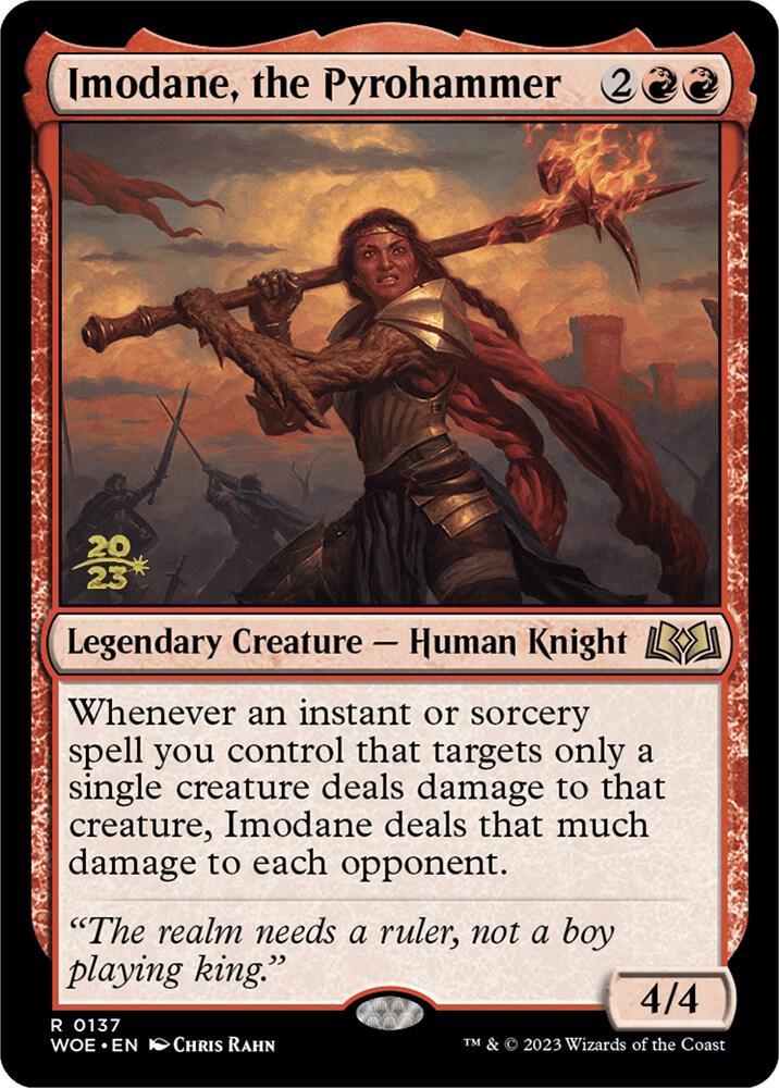 Imodane the Pyrohammer 137s/200 (Prerelease Cards)  - Foil | Good Games Modbury