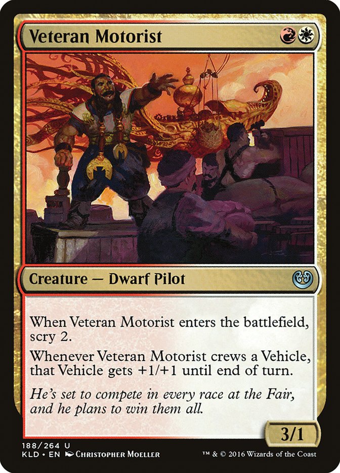 Veteran Motorist 188/264 (Kaladesh)  | Good Games Modbury