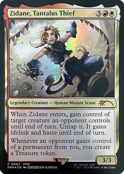 Zidane, Tantalus Thief 5/1 (WPN & Gateway Promos)  - Foil | Good Games Modbury