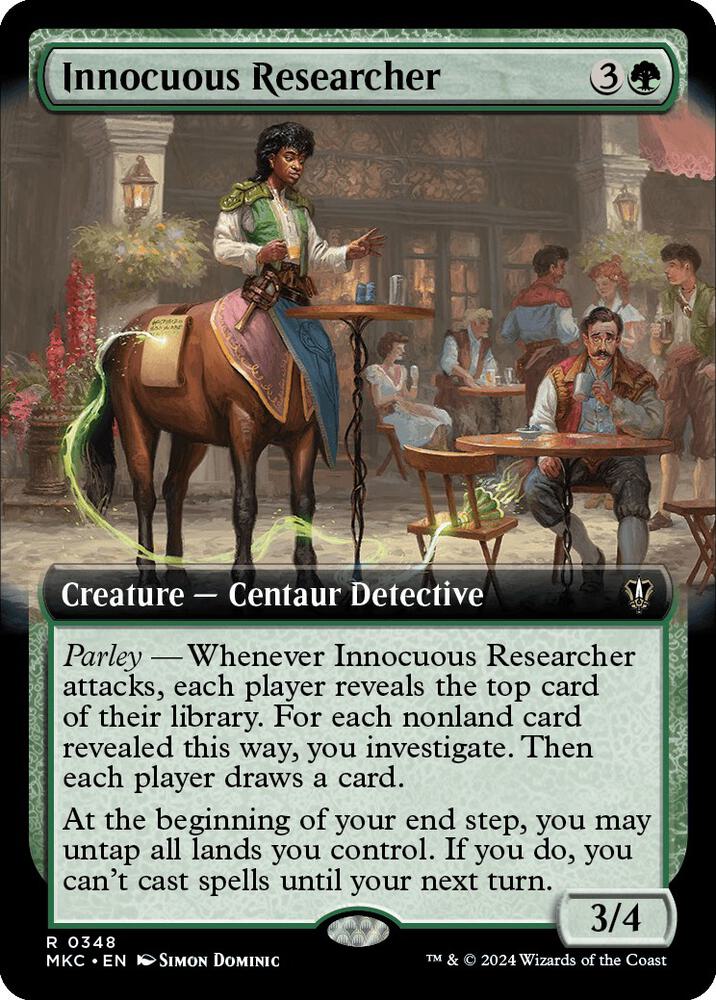 Innocuous Researcher 348/311 (Commander: Murders at Karlov Manor)  - Extended Art | Good Games Modbury