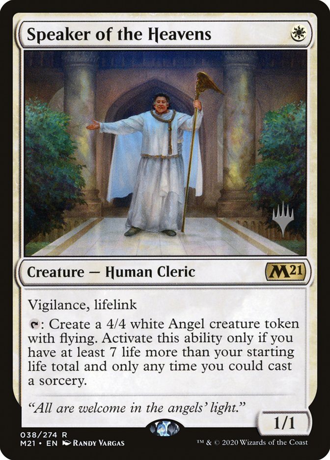 Speaker of the Heavens (Promo Pack) [Core Set 2021 Promos] | Good Games Modbury