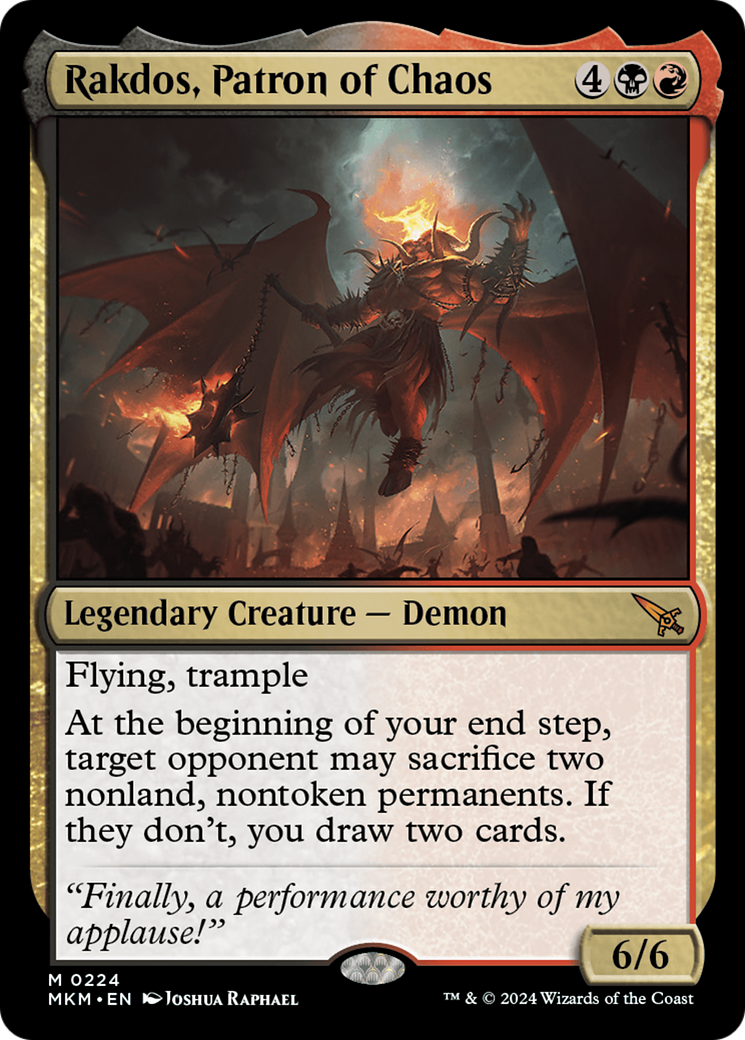 Rakdos, Patron of Chaos [Murders at Karlov Manor] | Good Games Modbury