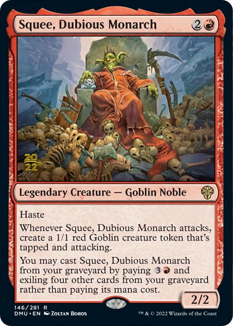 Squee, Dubious Monarch [Dominaria United Prerelease Promos] | Good Games Modbury