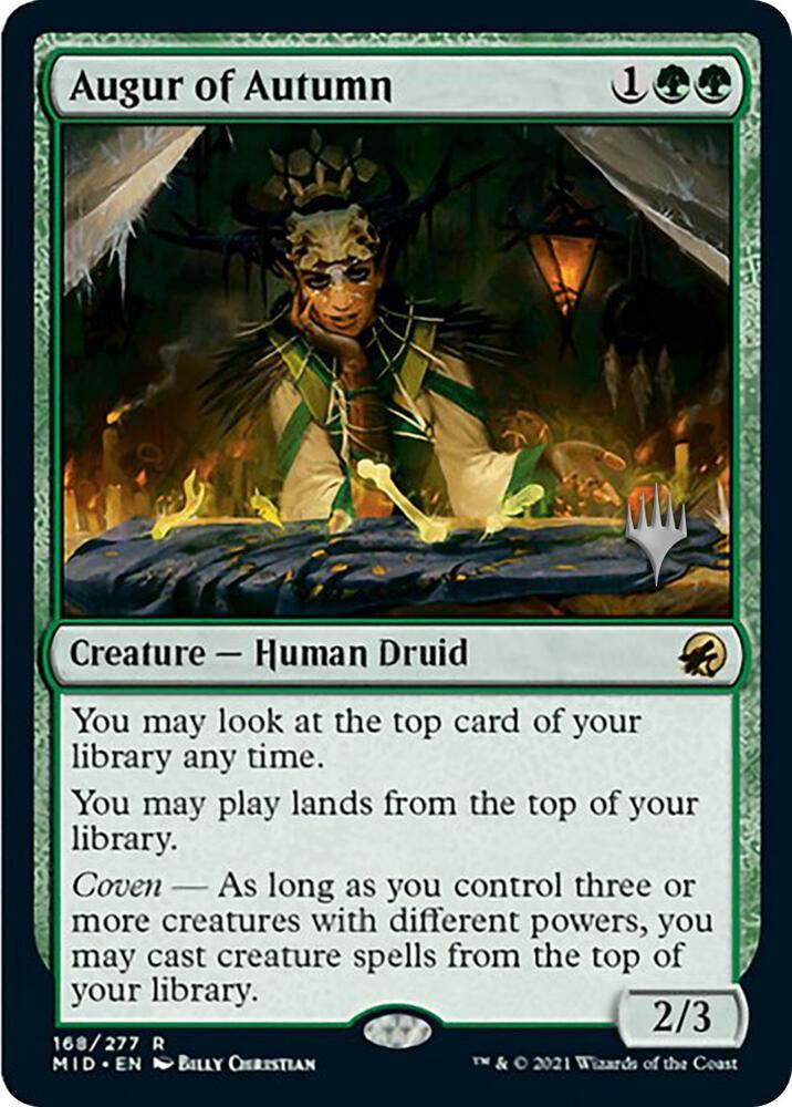 Augur of Autumn 168 (Promo Pack: Innistrad: Midnight Hunt)  - Foil | Good Games Modbury
