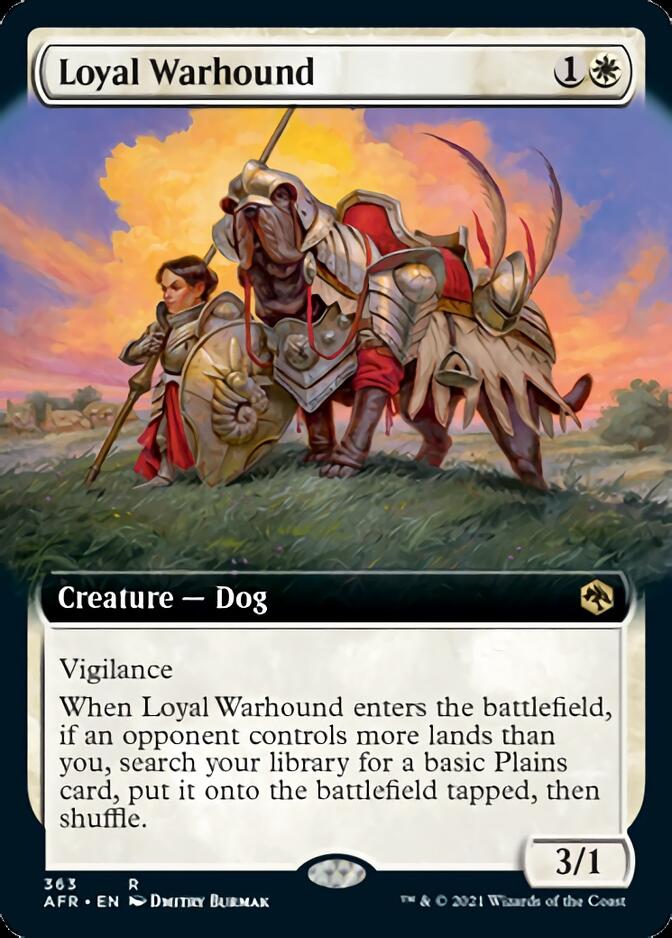 Loyal Warhound (Extended Art) [Dungeons & Dragons: Adventures in the Forgotten Realms] | Good Games Modbury