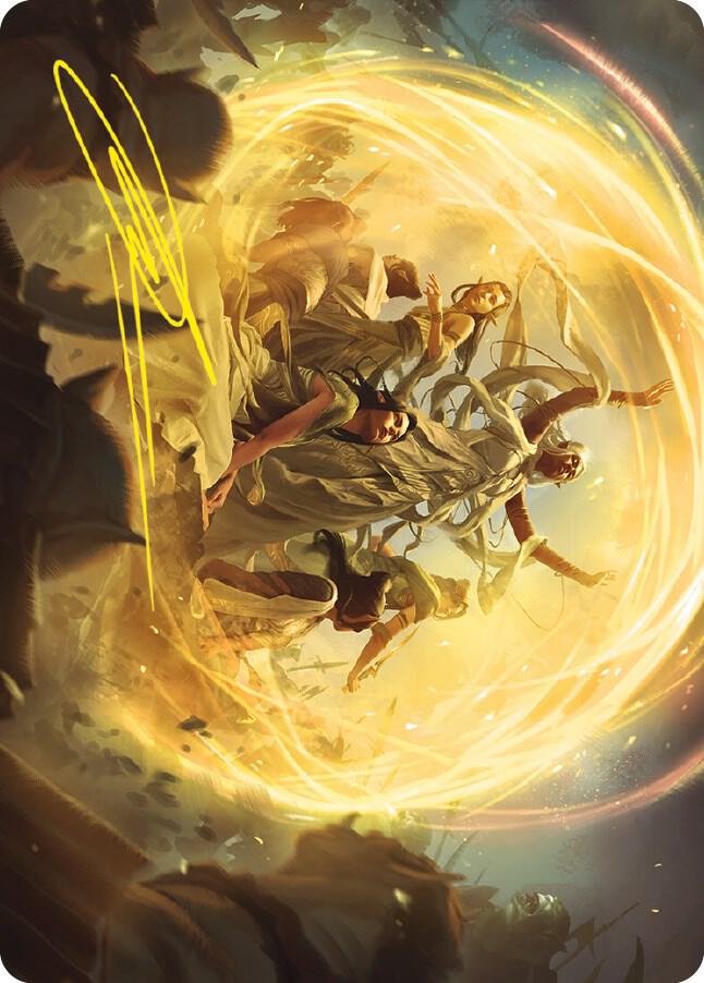 Heroic Intervention Art Card Gold Stamped Signature 73 (Art Series: Universes Beyond: The Lord of the Rings: Tales of Middle-earth)  | Good Games Modbury