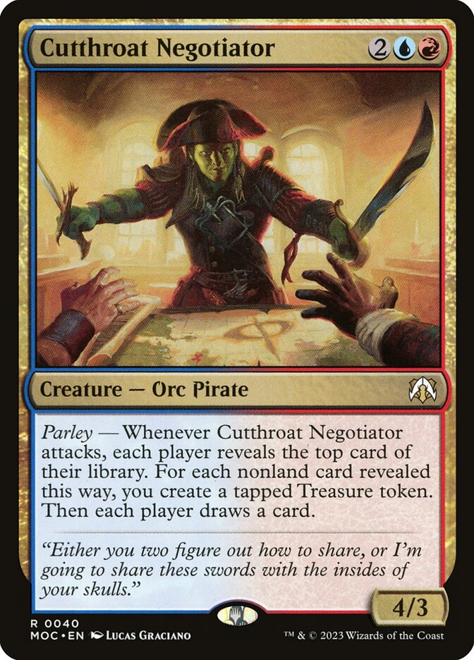 Cutthroat Negotiator 40/444 (Commander: March of the Machine)  | Good Games Modbury