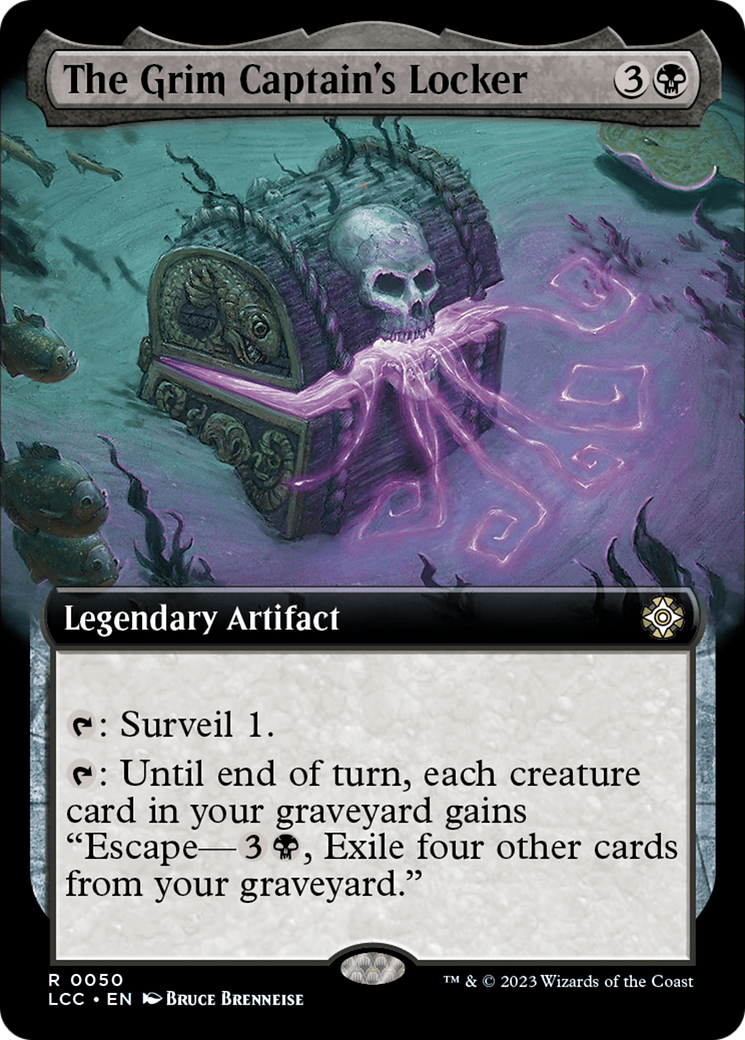 The Grim Captain's Locker (Extended Art) [The Lost Caverns of Ixalan Commander] | Good Games Modbury