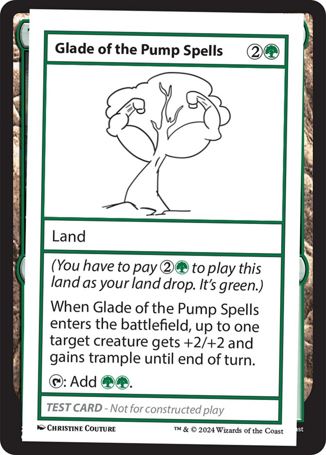 Glade of the Pump Spells 576/390 (Mystery Booster 2 Playtest Cards)  | Good Games Modbury