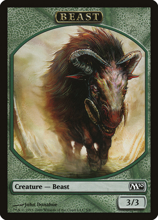 Beast Token [Magic 2010 Tokens] | Good Games Modbury