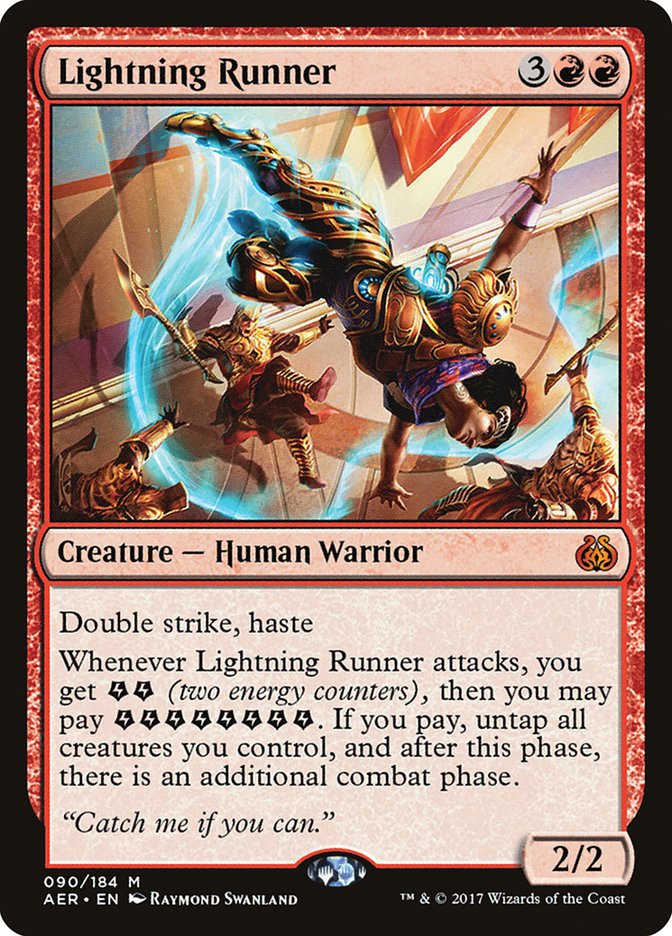 Lightning Runner 90/184 (Aether Revolt)  - Foil | Good Games Modbury