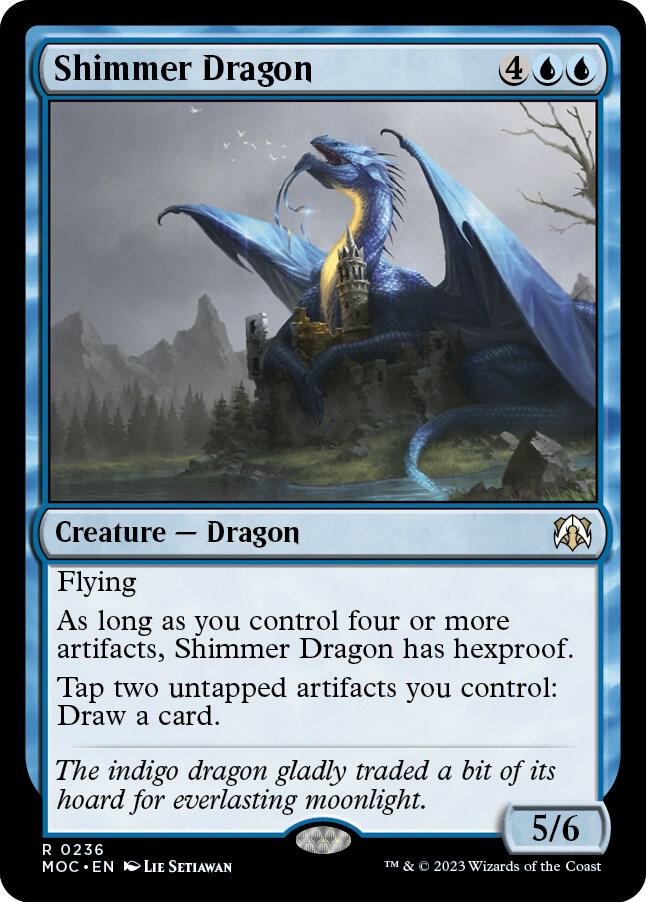Shimmer Dragon 236/444 (Commander: March of the Machine)  | Good Games Modbury