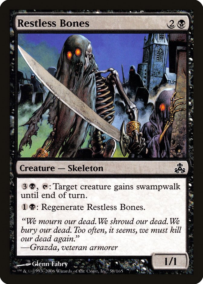 Restless Bones 58/165 (Guildpact)  | Good Games Modbury