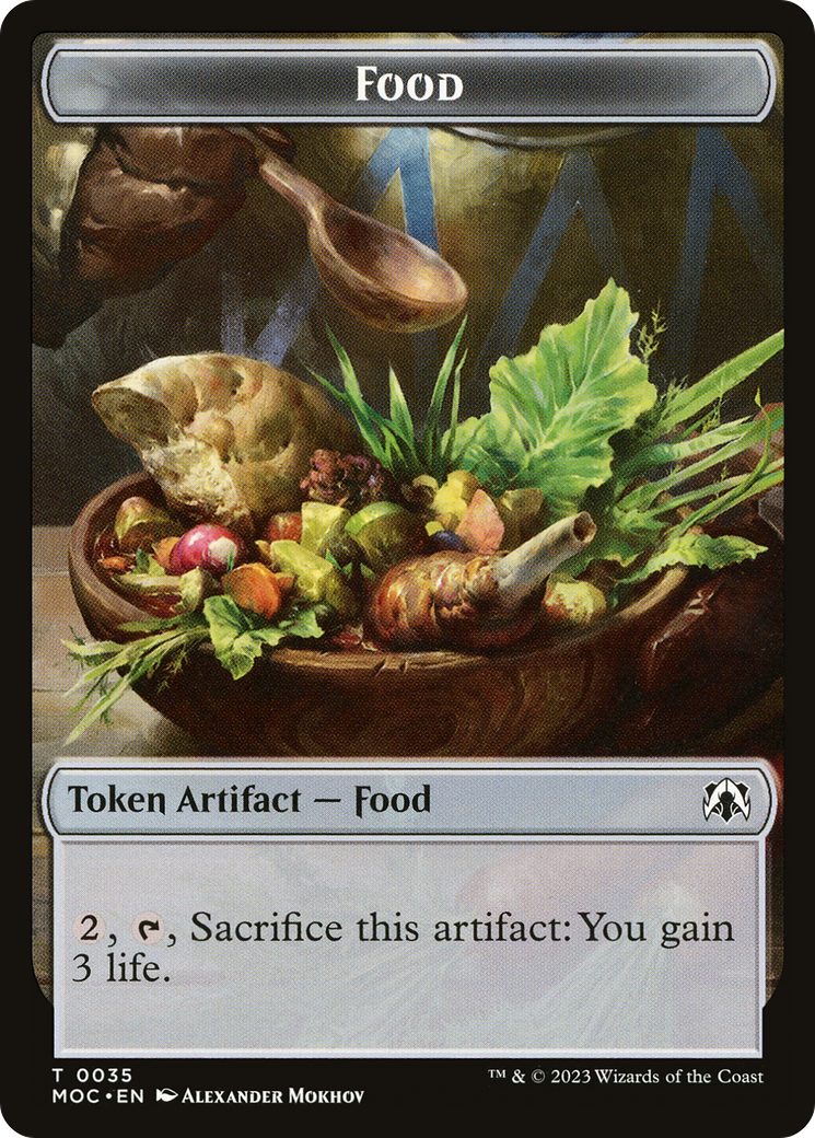 Food Token [March of the Machine Commander Tokens] | Good Games Modbury