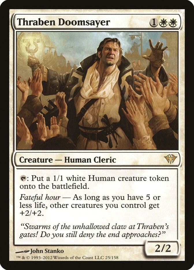Thraben Doomsayer 25/158 (Dark Ascension)  - Foil | Good Games Modbury