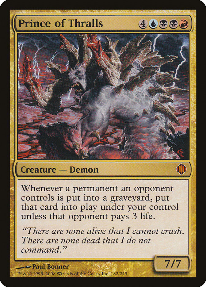 Prince of Thralls 182/249 (Shards of Alara)  | Good Games Modbury
