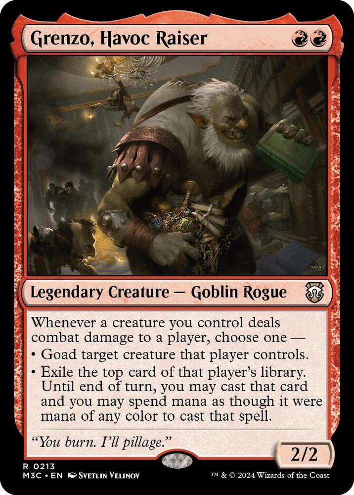 Grenzo, Havoc Raiser 213/411 (Commander: Modern Horizons 3)  - Ripple Foil | Good Games Modbury