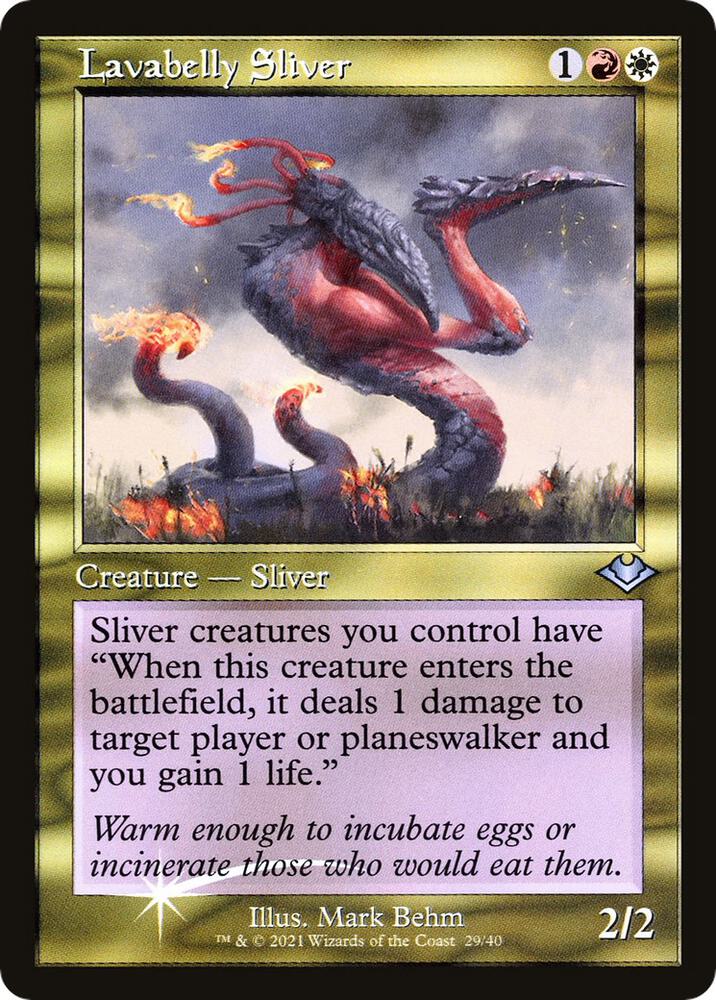 Lavabelly Sliver 29/40 (Modern Horizons)  - Retro Foil | Good Games Modbury