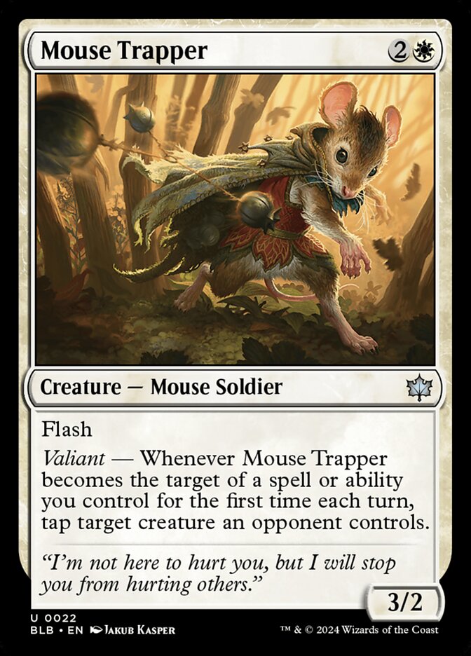 Mouse Trapper 22/281 (Bloomburrow)  - Foil | Good Games Modbury