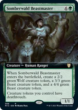 Somberwald Beastmaster Extended Art 68/38 (Commander: Innistrad: Midnight Hunt)  | Good Games Modbury