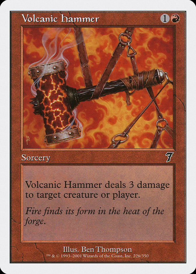 Volcanic Hammer [Seventh Edition] | Good Games Modbury