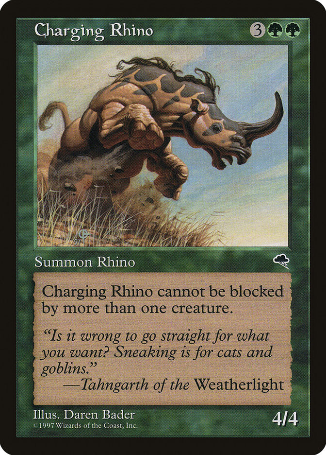 Charging Rhino [Tempest] | Good Games Modbury