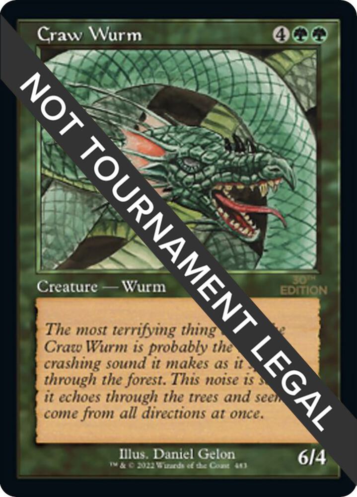 Craw Wurm Retro Frame 483/594 (30th Anniversary Edition)  | Good Games Modbury