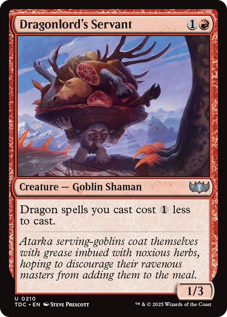 Dragonlord's Servant [Tarkir: Dragonstorm Commander] | Good Games Modbury