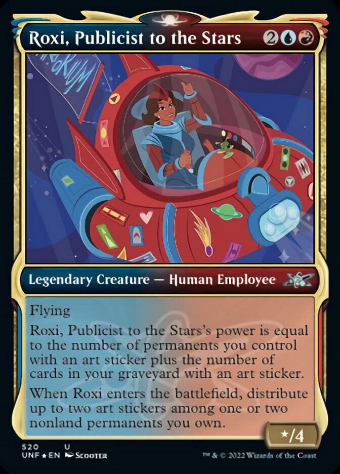 Roxi, Publicist to the Stars (Showcase) (Galaxy Foil) [Unfinity] | Good Games Modbury