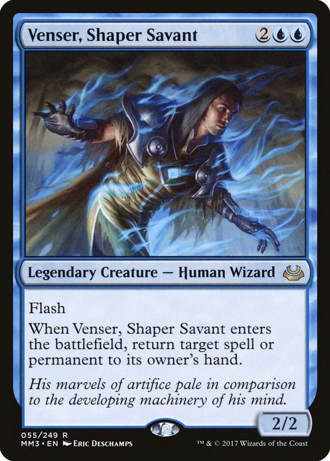 Venser, Shaper Savant 55/249 (Modern Masters 2017)  - Foil | Good Games Modbury