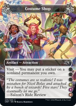 Costume Shop 4 5 6 206f/244 (Unfinity)  - Foil | Good Games Modbury