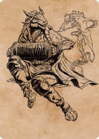 Korlessa Scale Singer Art Card 68 (Art Series: Commander Legends: Battle for Baldur's Gate)  | Good Games Modbury