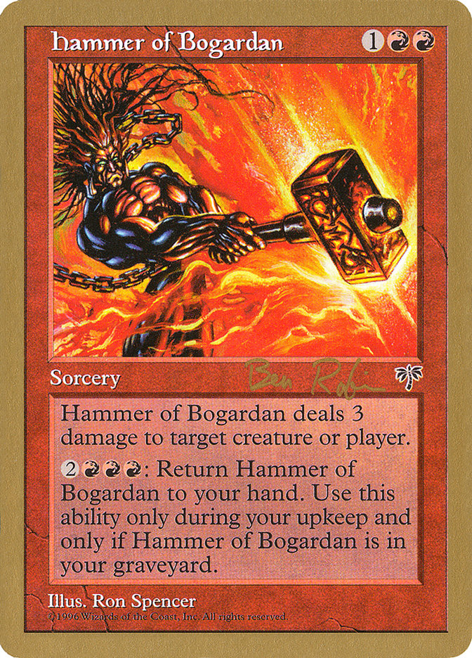 Hammer of Bogardan (Ben Rubin) [World Championship Decks 1998] | Good Games Modbury
