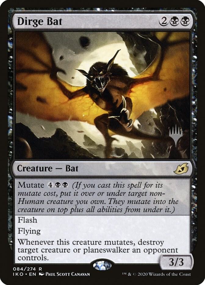 Dirge Bat 84 (Promo Pack: Ikoria)  - Foil | Good Games Modbury