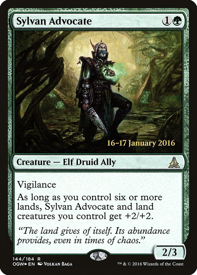 Sylvan Advocate [Oath of the Gatewatch Prerelease Promos] | Good Games Modbury