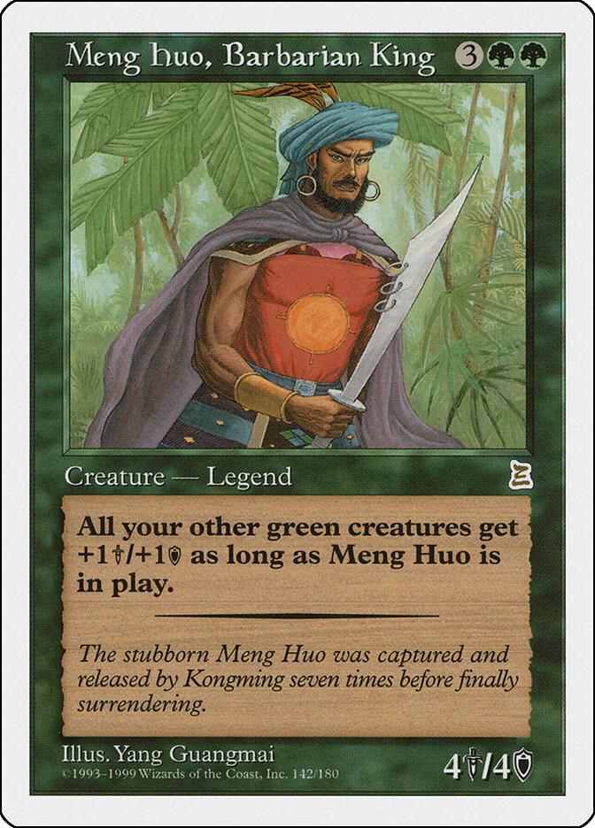 Meng Huo, Barbarian King 142/180 (Portal Three Kingdoms)  | Good Games Modbury