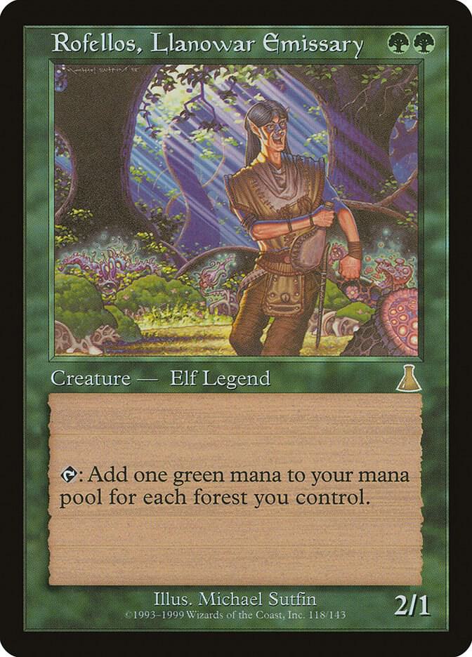 Rofellos, Llanowar Emissary 118/143 (Urza's Destiny)  | Good Games Modbury
