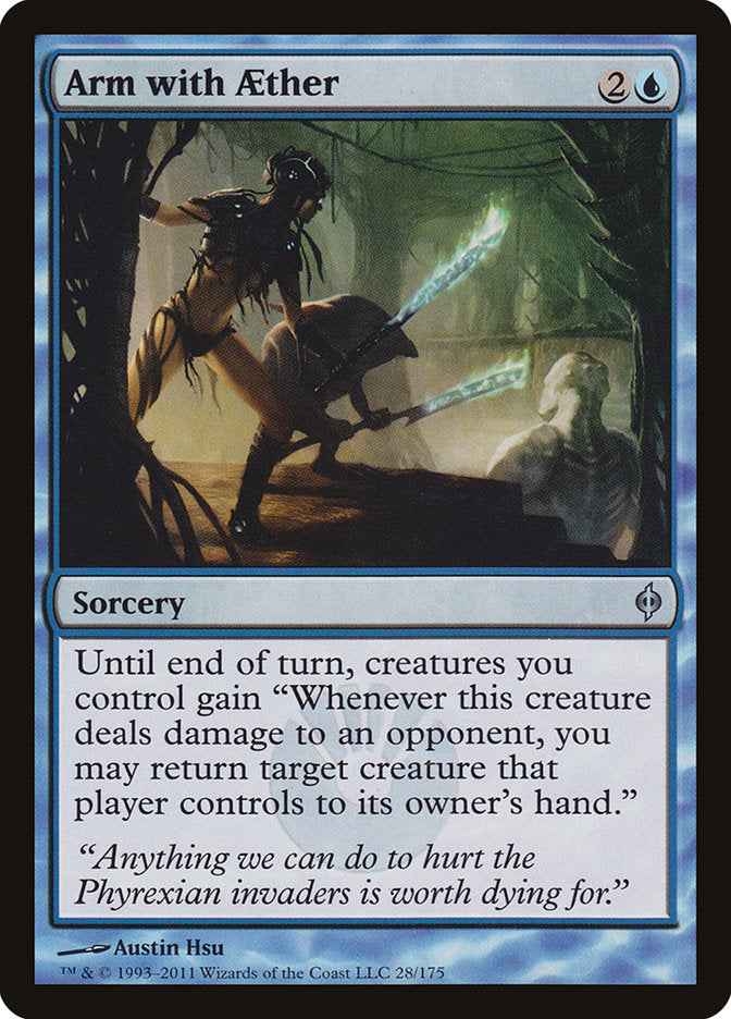 Arm with Aether 28/175 (New Phyrexia)  | Good Games Modbury