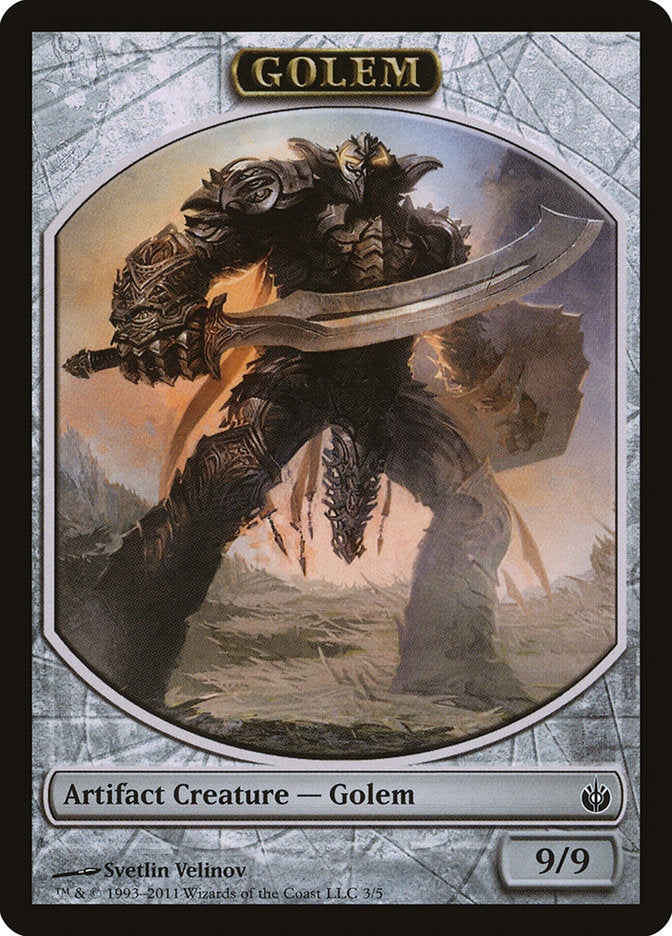 Golem Token [Mirrodin Besieged Tokens] | Good Games Modbury
