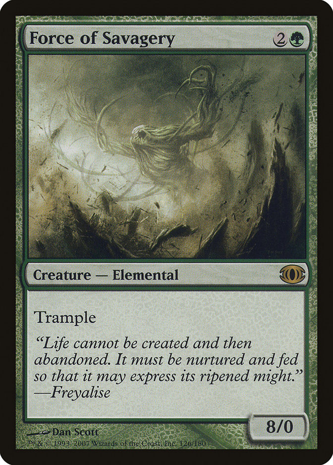 Force of Savagery 126/180 (Future Sight)  - Foil | Good Games Modbury