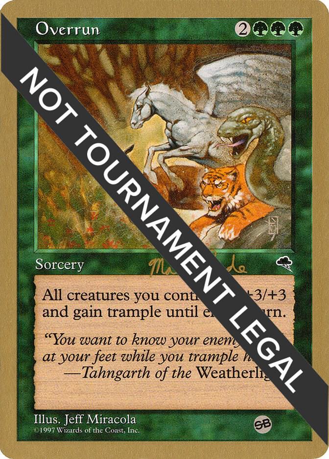Overrun 1999 Matt Linde TMP SB ml243sb/111 (World Championship Decks)  | Good Games Modbury