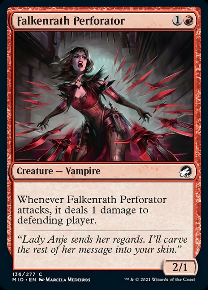 Falkenrath Perforator [Innistrad: Midnight Hunt] | Good Games Modbury