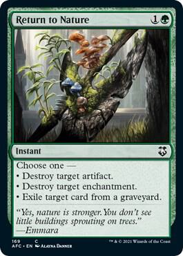 Return to Nature 169/62 (Commander: Adventures in the Forgotten Realms)  | Good Games Modbury