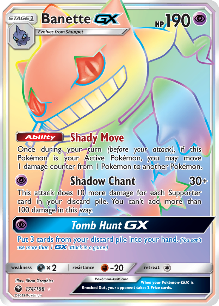 Banette GX (174/168) [Sun & Moon: Celestial Storm] | Good Games Modbury